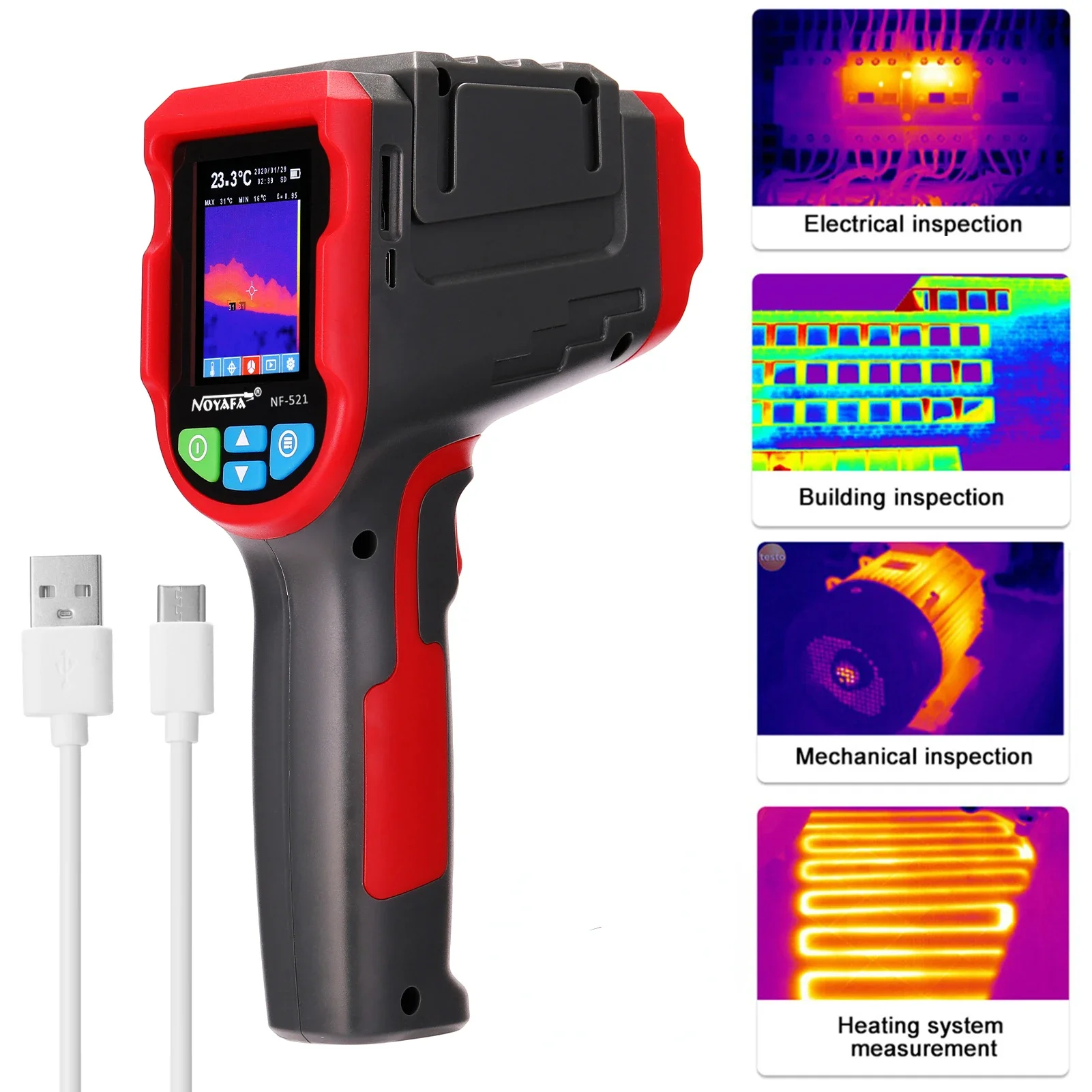 Nf 521 Thermal Imaging Camera - NF-521 El Tipi Kızılötesi Termal Görüntüleme