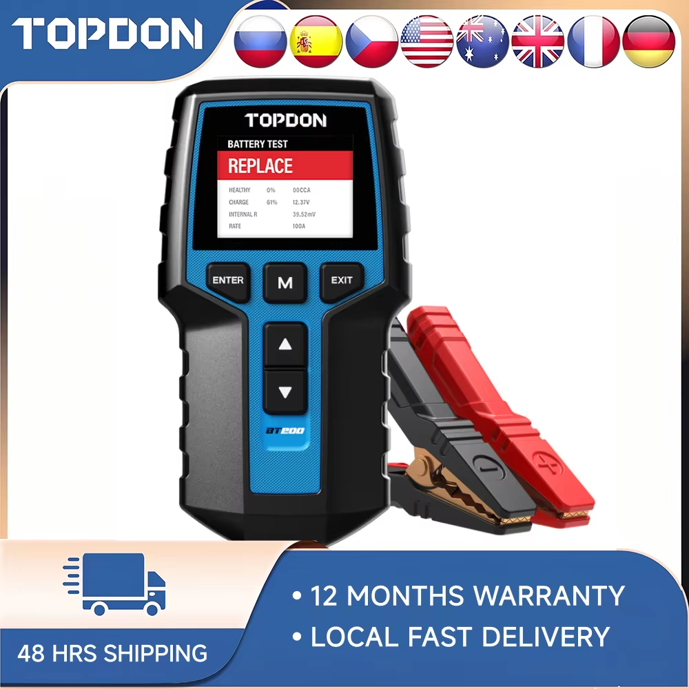 TOPDON BT200 Dijital Akü Anali - Topdon Tc001 Thermal Camera incelemesi ve fiyatı