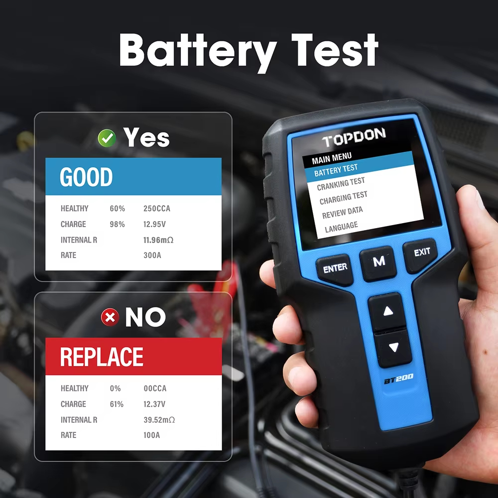 TOPDON BT200 Dijital Akü Anali - Topdon Tc001 Thermal Camera incelemesi ve fiyatı