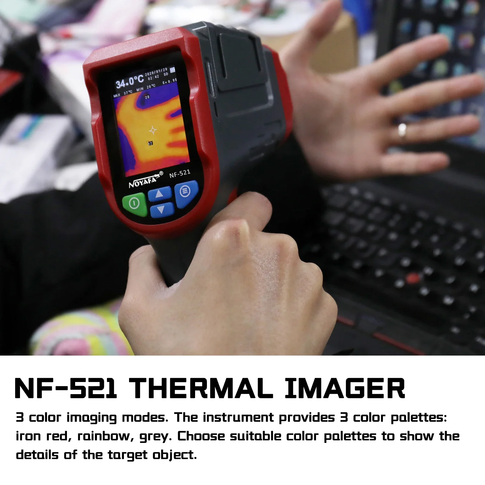 NF-521 El Tipi Kızılötesi Term - Nf 521 Thermal Imaging Camera incelemesi ve fiyatı